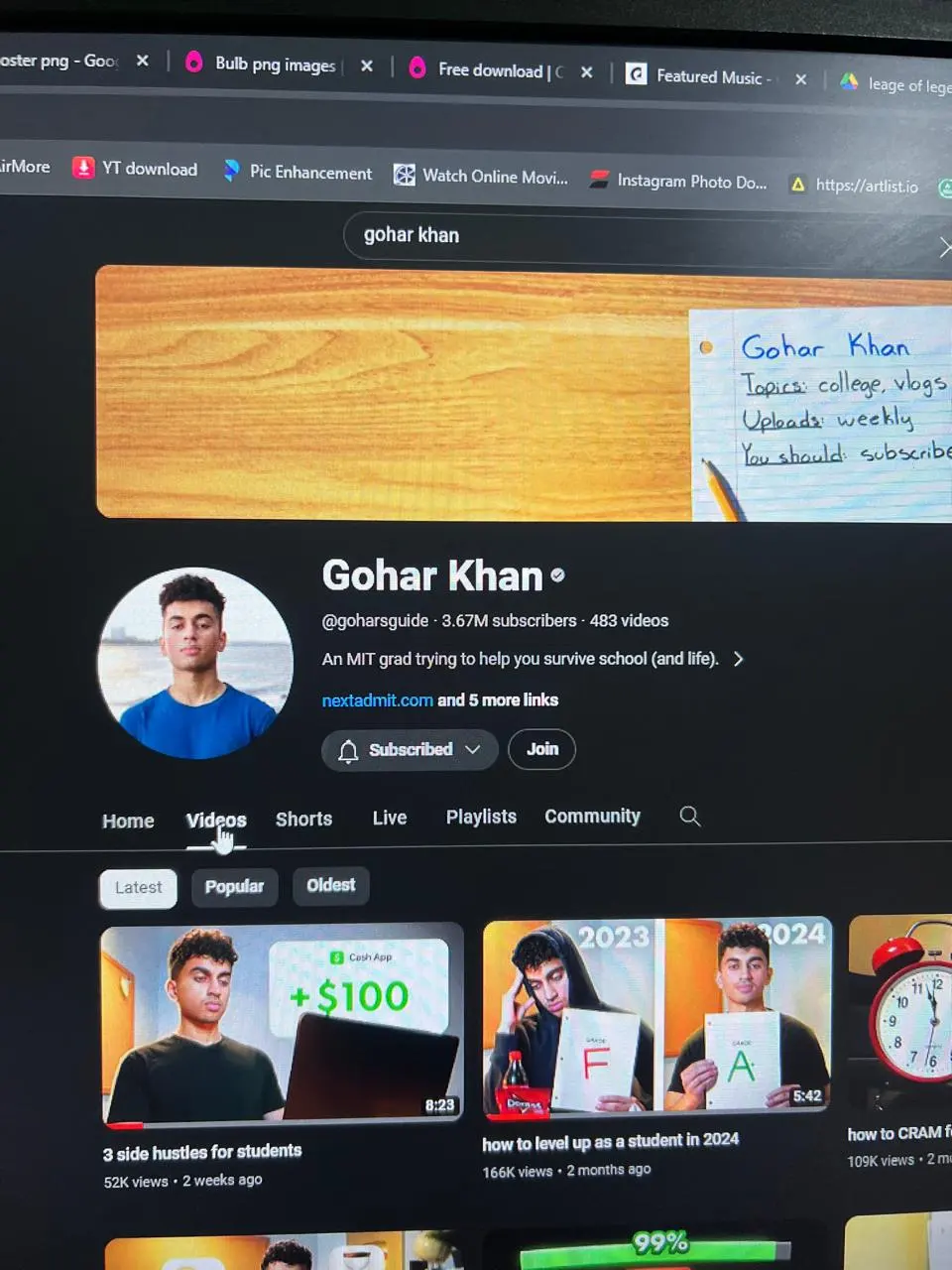 GoharKhanResults